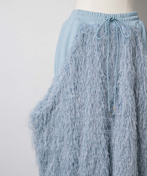 LA BELLE ETUDE（ラベルエチュード）の「BIGポケットボリュームフリンジパンツ（その他パンツ・レディース・ブルー/ブラック・1/0）」の22枚目の写真