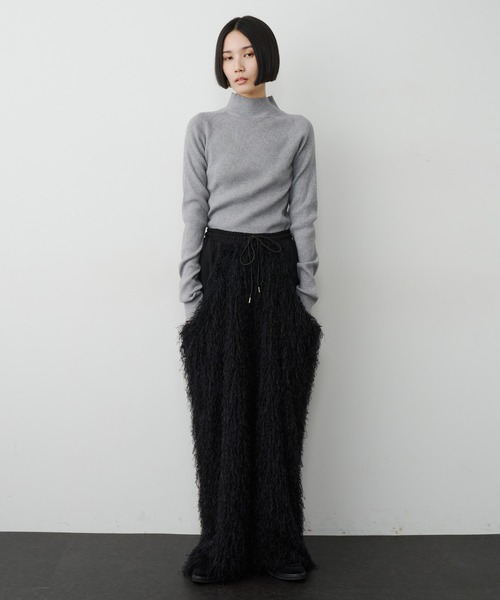 LA BELLE ETUDE（ラベルエチュード）の「BIGポケットボリュームフリンジパンツ（その他パンツ・レディース・ブルー/ブラック・1/0）」の4枚目の写真