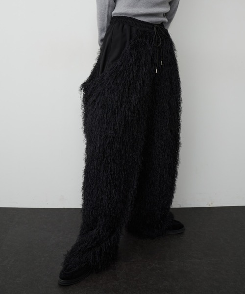 LA BELLE ETUDE（ラベルエチュード）の「BIGポケットボリュームフリンジパンツ（その他パンツ・レディース・ブルー/ブラック・1/0）」の10枚目の写真