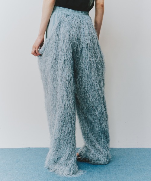 LA BELLE ETUDE（ラベルエチュード）の「BIGポケットボリュームフリンジパンツ（その他パンツ・レディース・ブルー/ブラック・1/0）」の7枚目の写真