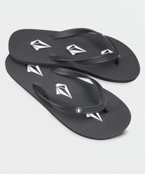 VOLCOM(ボルコム)の「【VOLCOM/ボルコム】 Rocker Sandals/ロゴビーサン(ビーチサンダル)(サンダル・メンズ・ブラック系その他・8/10/11)」の1枚目の写真