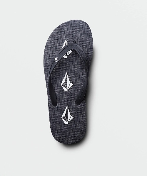 VOLCOM(ボルコム)の「【VOLCOM/ボルコム】 Rocker Sandals/ロゴビーサン(ビーチサンダル)(サンダル・メンズ・ブラック系その他・8/10/11)」の4枚目の写真