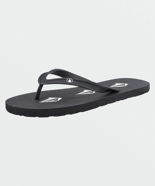 VOLCOM(ボルコム)の「【VOLCOM/ボルコム】 Rocker Sandals/ロゴビーサン(ビーチサンダル)(サンダル・メンズ・ブラック系その他・8/10/11)」の3枚目の写真