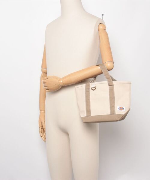 Dickies（ディッキーズ）の「【73】【Dickies/ディッキーズ】ワンポイントロゴ  キャンバス ミニトートバック（トートバッグ・レディース・ベージュ/ネイビー/ブラック・FREE）」の17枚目の写真