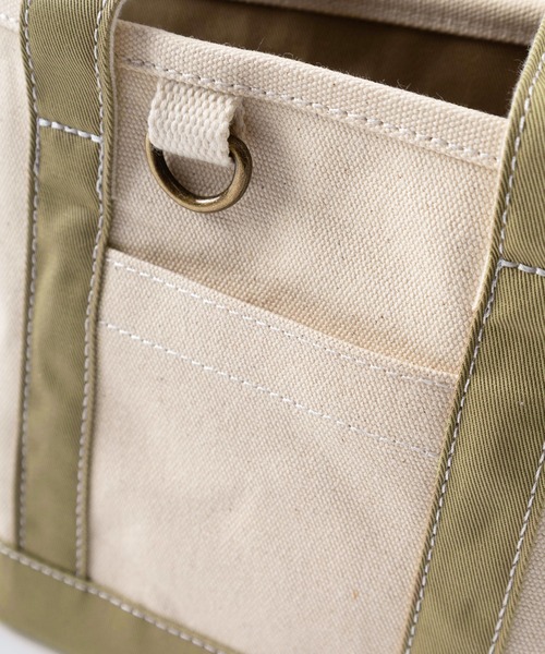 Dickies（ディッキーズ）の「【73】【Dickies/ディッキーズ】ワンポイントロゴ  キャンバス ミニトートバック（トートバッグ・レディース・ベージュ/ネイビー/ブラック・FREE）」の5枚目の写真