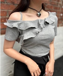 tシャツ ipugo/イプゴ スラブ生地スウィートTEE レディース ipugo｜イプゴのTシャツ/カットソー人気ランキング（レディース