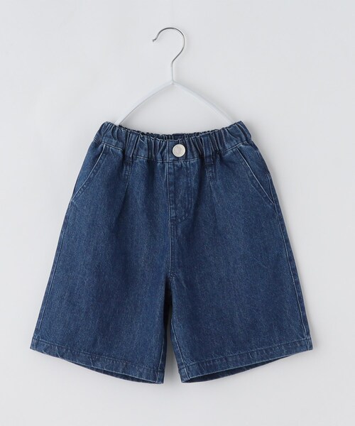 THE SHOP TK （ザ ショップ ティーケー ）の「【110－160】デニム＆カモフラ柄ハーフパンツ/洗濯機OK（その他パンツ・キッズ・ライトブルー/ネイビー/カーキ系・14/13/12/11/16/15 ）」の3枚目の写真