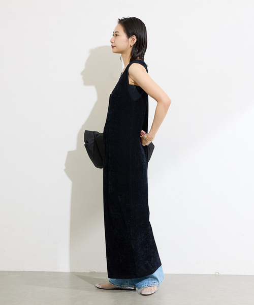 JOURNAL STANDARD(ジャーナルスタンダード)の「ベロアニットワンピース(ワンピース・レディース・ブラウン/ネイビー・FREE)」の18枚目の写真