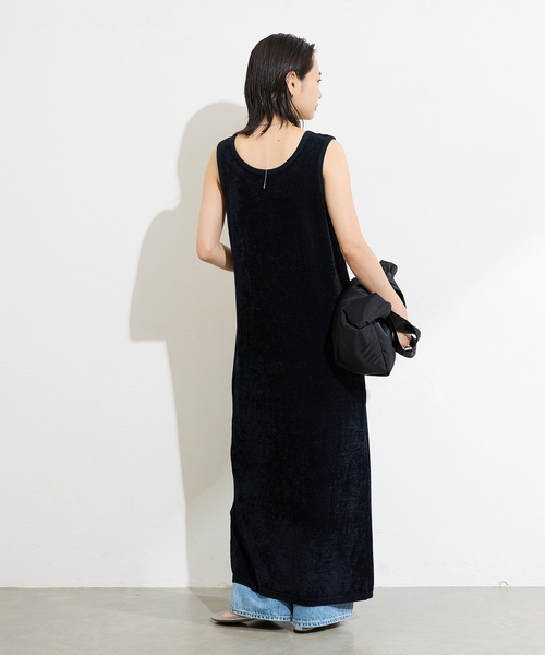 JOURNAL STANDARD(ジャーナルスタンダード)の「ベロアニットワンピース(ワンピース・レディース・ブラウン/ネイビー・FREE)」の19枚目の写真