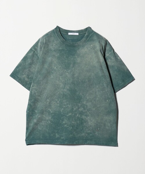 ASTRAET(アストラット)の「<ASTRAET>コットン アシッド クルーネックTシャツ(Tシャツ/カットソー・レディース・ブラック/オリーブ/レッド/コバルトブルー・FREE)」の3枚目の写真