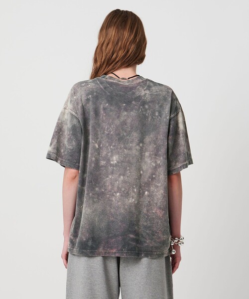 ASTRAET(アストラット)の「<ASTRAET>コットン アシッド クルーネックTシャツ(Tシャツ/カットソー・レディース・ブラック/オリーブ/レッド/コバルトブルー・FREE)」の10枚目の写真