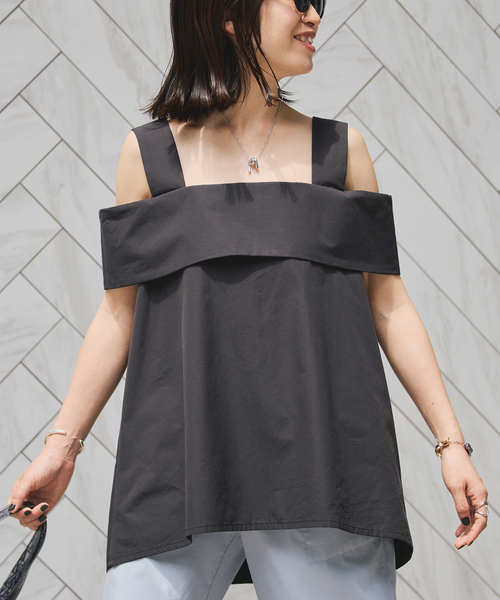 極美品♪ヴェルメイユ パー イエナ 麻ローン肩シャーリングブラウス 日本製 VERMEIL par iena（ヴェルメイユパーイエナ）の「麻ローン肩