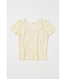MOUSSY | LAYERED LACE トップス(Tシャツ/カットソー)