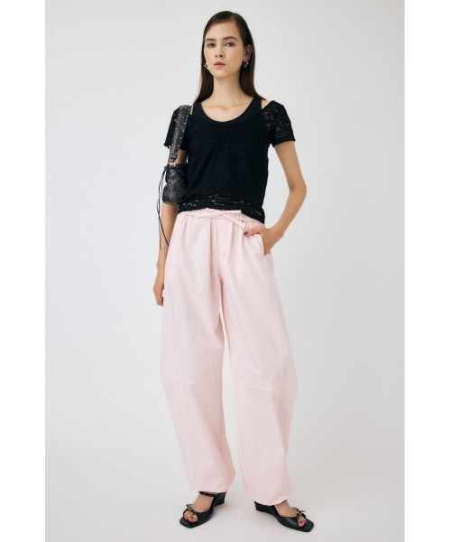 MOUSSY(マウジー)の「LAYERED LACE トップス(Tシャツ/カットソー・レディース・ブラック/オフホワイト/ブラウン・FREE)」の10枚目の写真