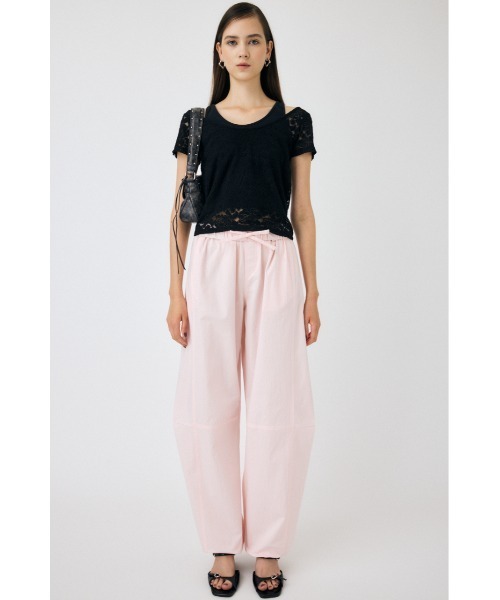 MOUSSY(マウジー)の「LAYERED LACE トップス(Tシャツ/カットソー・レディース・ブラック/オフホワイト/ブラウン・FREE)」の12枚目の写真