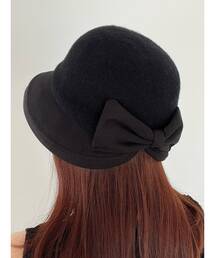 リボンクロッシェハット