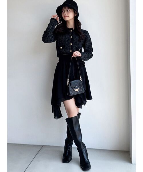 RESEXXY（リゼクシー）の「リボンクロッシェハット（ハット・レディース・ブラック・FREE）」の14枚目の写真