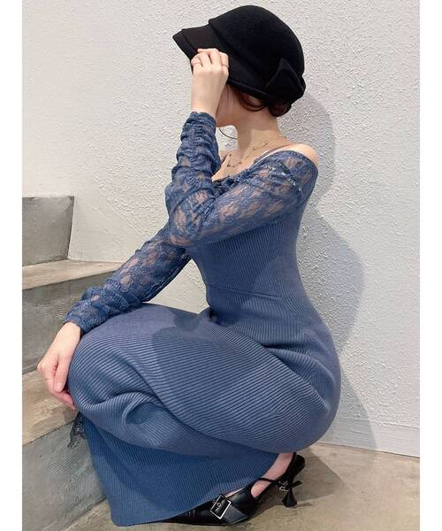 RESEXXY（リゼクシー）の「リボンクロッシェハット（ハット・レディース・ブラック・FREE）」の15枚目の写真