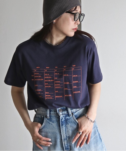 COURO(コウロ)の「アソートロゴデザインTシャツ(Tシャツ/カットソー・レディース・ホワイト系/ホワイト系2/ライトグレー系/ライトグレー系2/ネイビー系/ネイビー系2/ブルー系2/イエロー系/ピンク系/ピンク系1/レッド系/レッド系1/レッド系2/ホワイト系1/ライトグレー系1/イエロー系2/ブルー系/イエロー系1/ブルー系1/ネイビー系1・FREE)」の9枚目の写真