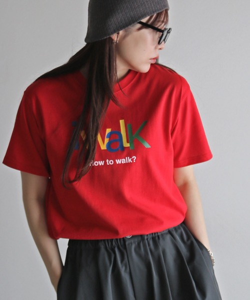 COURO(コウロ)の「アソートロゴデザインTシャツ(Tシャツ/カットソー・レディース・ホワイト系/ホワイト系2/ライトグレー系/ライトグレー系2/ネイビー系/ネイビー系2/ブルー系2/イエロー系/ピンク系/ピンク系1/レッド系/レッド系1/レッド系2/ホワイト系1/ライトグレー系1/イエロー系2/ブルー系/イエロー系1/ブルー系1/ネイビー系1・FREE)」の18枚目の写真