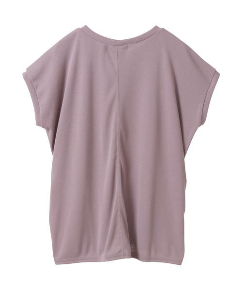Julier Yoga and Relax(ジュリエヨガアンドリラックス)の「Julier (定番)フィールフライス半袖トップス(Tシャツ/カットソー・レディース・グレー/ホワイト/ラベンダー/ネイビー・FREE)」の14枚目の写真