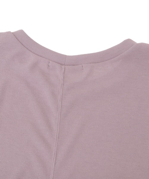 Julier Yoga and Relax(ジュリエヨガアンドリラックス)の「Julier (定番)フィールフライス半袖トップス(Tシャツ/カットソー・レディース・グレー/ホワイト/ラベンダー/ネイビー・FREE)」の16枚目の写真