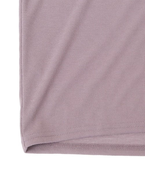 Julier Yoga and Relax(ジュリエヨガアンドリラックス)の「Julier (定番)フィールフライス半袖トップス(Tシャツ/カットソー・レディース・グレー/ホワイト/ラベンダー/ネイビー・FREE)」の18枚目の写真