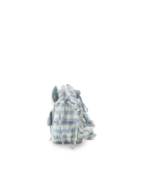 & chouette(アンドシュエット)の「ギンガムチェック リボンギャザーショルダーバッグ(ハンドバッグ・レディース・ラベンダー/ピンク/ブラック/ライトブルー・FREE)」の18枚目の写真