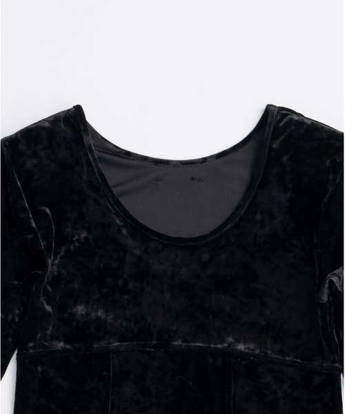 PRANK PROJECT（プランクプロジェクト）の「ファースリーブベロアトップ / Fur Sleeve Velour Top（その他トップス・レディース・ブラック/アイボリー・FREE）」の17枚目の写真