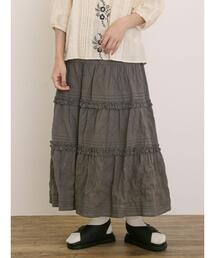 Samansa Mos2 | フリルティアードスカート(スカート)