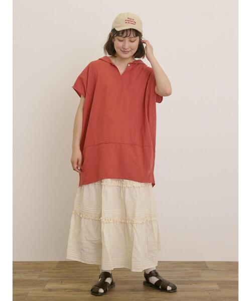 Samansa Mos2（サマンサ モスモス）の「フリルティアードスカート（スカート・レディース・グレー/ブラック/キナリ・F）」の11枚目の写真