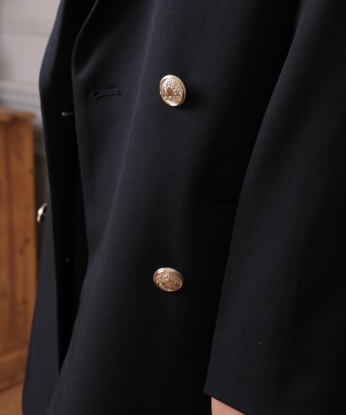 LIPSERVICE(リップサービス)の「ダブルボタンテーラードジャケット(テーラードジャケット・レディース・ネイビー/ベージュ/グレー・S/M)」の10枚目の写真