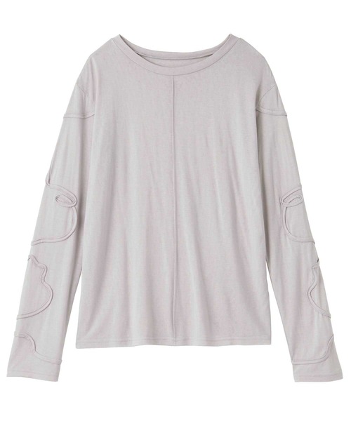 GeeRA(ジーラ)の「コード刺繍スラブシアーカットソー(Tシャツ/カットソー・レディース・ライトグレー/オフホワイト/ブラック・MEDIUM/LARGE/X-LARGE)」の18枚目の写真