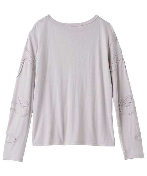 GeeRA(ジーラ)の「コード刺繍スラブシアーカットソー(Tシャツ/カットソー・レディース・ライトグレー/オフホワイト/ブラック・MEDIUM/LARGE/X-LARGE)」の19枚目の写真