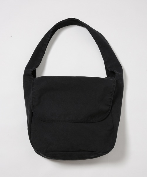 20/80(テゥエンティーエイティー)の「【20/80】トゥエンティーエイティー/ PRODUCT DYED #8 CANVAS MESSENGER BAG(ショルダーバッグ・レディース・アイボリー/ブラック・FREE)」の1枚目の写真