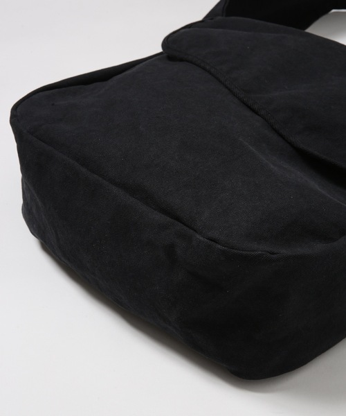 20/80(テゥエンティーエイティー)の「【20/80】トゥエンティーエイティー/ PRODUCT DYED #8 CANVAS MESSENGER BAG(ショルダーバッグ・レディース・アイボリー/ブラック・FREE)」の5枚目の写真