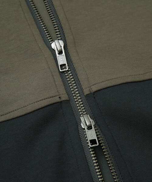 Editt by YECCA VECCA（エディットバイイェッカヴェッカ）の「2wayインバーテッドライトブルゾン（ブルゾン・レディース・ブラック/カーキ・FREE）」の22枚目の写真