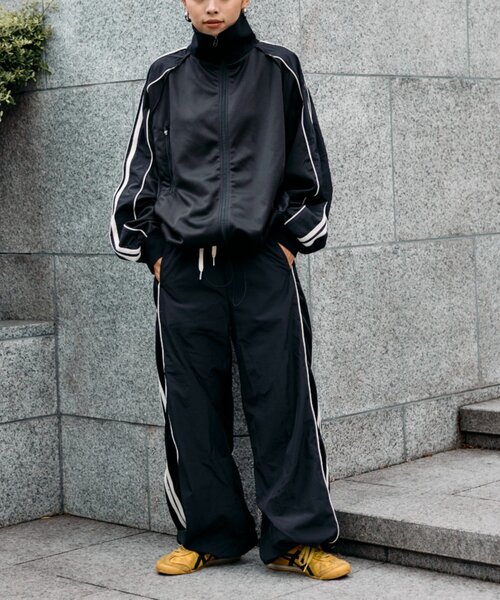 セール】etsintaリメイクドロストオーバージャージ（ブルゾン