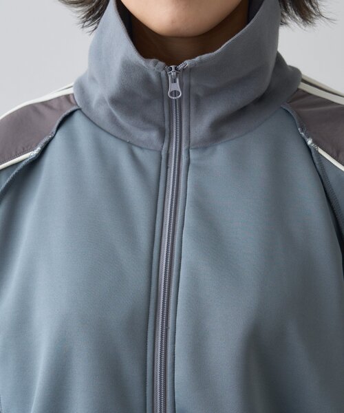 etsinta（エシンタ）の「etsintaリメイクドロストオーバージャージ（ブルゾン・レディース・ブラック/グレー/レッド・ONE SIZE）」の6枚目の写真