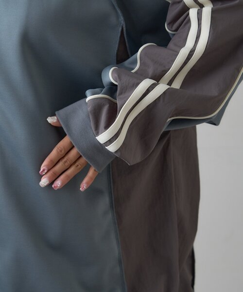 セール】etsintaリメイクドロストオーバージャージ（ブルゾン