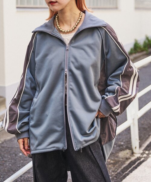 etsinta（エシンタ）の「etsintaリメイクドロストオーバージャージ（ブルゾン・レディース・ブラック/グレー/レッド・ONE SIZE）」の19枚目の写真