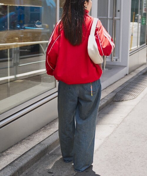 etsinta（エシンタ）の「etsintaリメイクドロストオーバージャージ（ブルゾン・レディース・ブラック/グレー/レッド・ONE SIZE）」の16枚目の写真