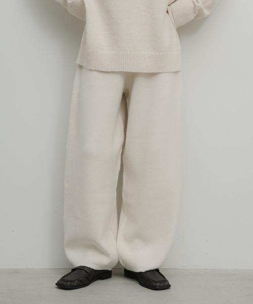 select MOCA(セレクトモカ)の「ニットバルーンパンツ(その他パンツ・レディース・グレー/ブラウン/ブラック/チャコールグレー・FREE)」の10枚目の写真