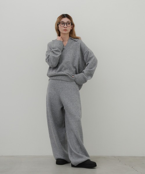 select MOCA(セレクトモカ)の「ニットバルーンパンツ(その他パンツ・レディース・グレー/ブラウン/ブラック/チャコールグレー・FREE)」の8枚目の写真