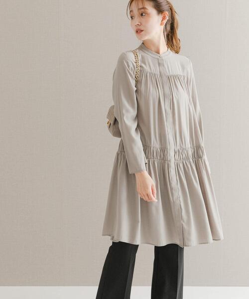 URBAN RESEARCH ROSSO WOMEN（アーバンリサーチ　ロッソ）の「シャドーチェックミニワンピース（ワンピース・レディース・ブラック/グレー系その他・FREE）」の5枚目の写真