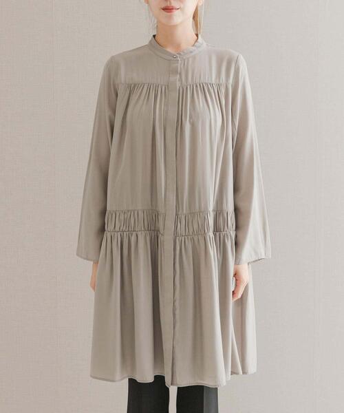 URBAN RESEARCH ROSSO WOMEN（アーバンリサーチ　ロッソ）の「シャドーチェックミニワンピース（ワンピース・レディース・ブラック/グレー系その他・FREE）」の8枚目の写真