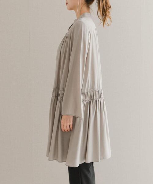 URBAN RESEARCH ROSSO WOMEN（アーバンリサーチ　ロッソ）の「シャドーチェックミニワンピース（ワンピース・レディース・ブラック/グレー系その他・FREE）」の9枚目の写真