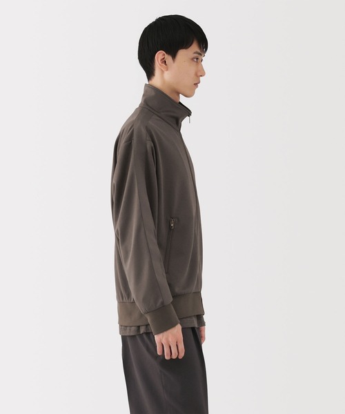 MUJI Labo（ムジラボ）の「〔MUJI Labo〕紳士　ユニフォーム素材で作ったトラックジャケット（Tシャツ/カットソー・メンズ・ブラック/ブラウン・M/L/XL）」の8枚目の写真
