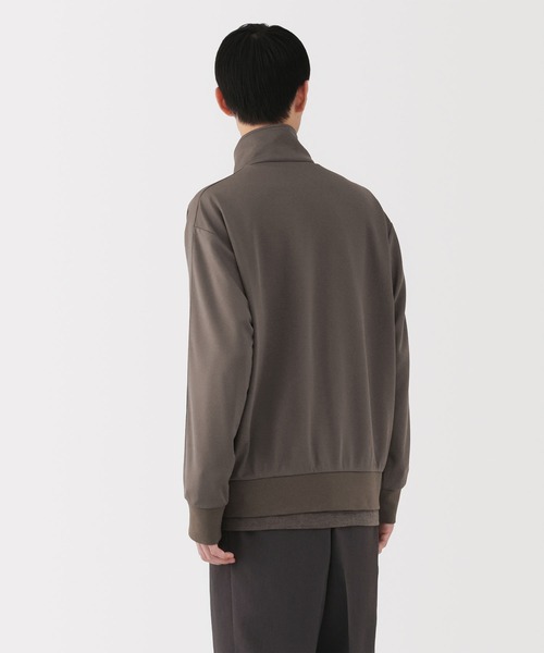 MUJI Labo（ムジラボ）の「〔MUJI Labo〕紳士　ユニフォーム素材で作ったトラックジャケット（Tシャツ/カットソー・メンズ・ブラック/ブラウン・M/L/XL）」の9枚目の写真