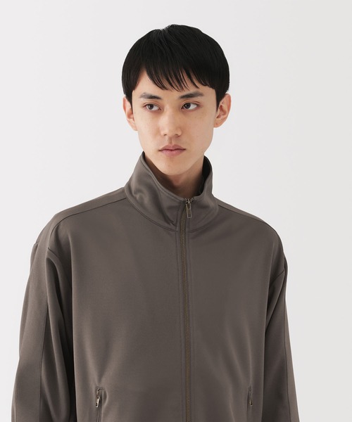 MUJI Labo（ムジラボ）の「〔MUJI Labo〕紳士　ユニフォーム素材で作ったトラックジャケット（Tシャツ/カットソー・メンズ・ブラック/ブラウン・M/L/XL）」の10枚目の写真